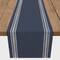 Navy & White Stripes Outdoor Table Runner